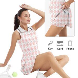 Tennis Golf UPF 50+ Sun Protection Quick-dry 2-pc Dress NWT Sz S